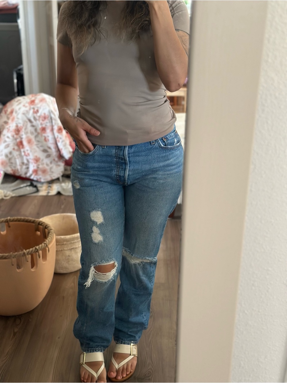 Levi's womens straight fit jean